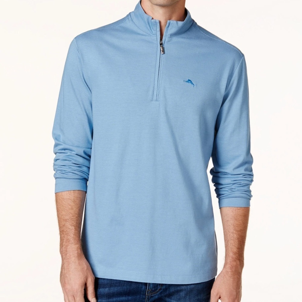 Men’s Tommy Bahama Shadow Cove Quarter-Zip Pullover – Size XL